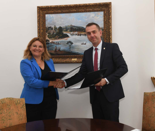 Zdjęcie z rektorem PK