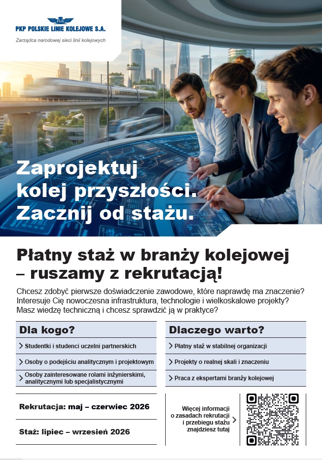 koleje plakat staz